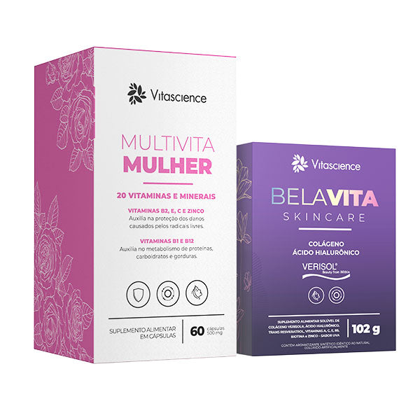 Kit Multivita Mulher + Belavita